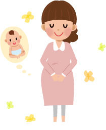 お母さんとこれから生まれてくる赤ちゃん