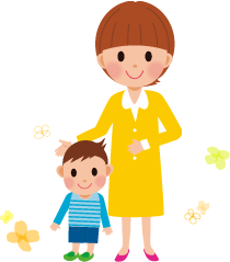 お母さんと幼児